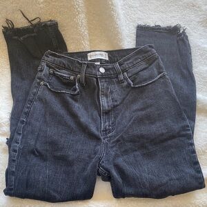 Abercrombie & Fitch Dark Gray Ankle Jeans